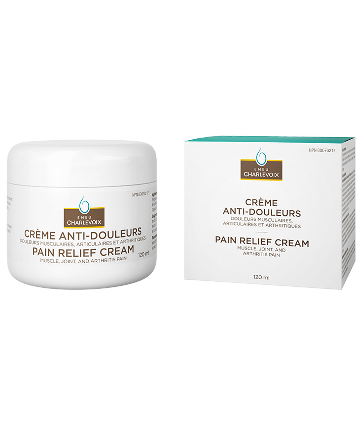 Crème anti-douleur à l'huile d'émeu