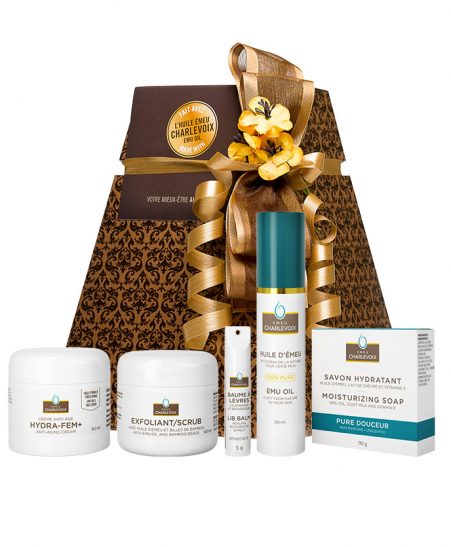 coffret soins visage huile d'émeu