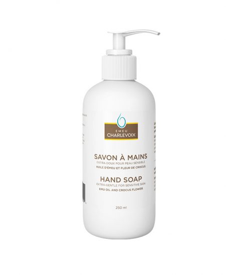 Savon à mains à l'huile d'émeu