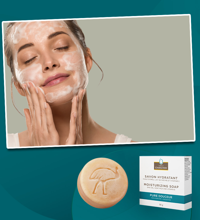 savon pour la peau