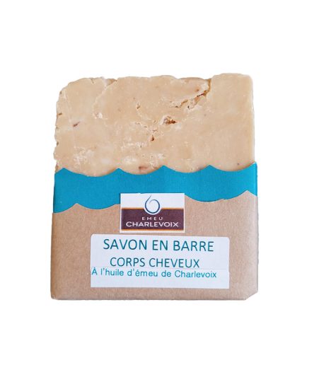 shampoing en barre à l'huile d'émeu